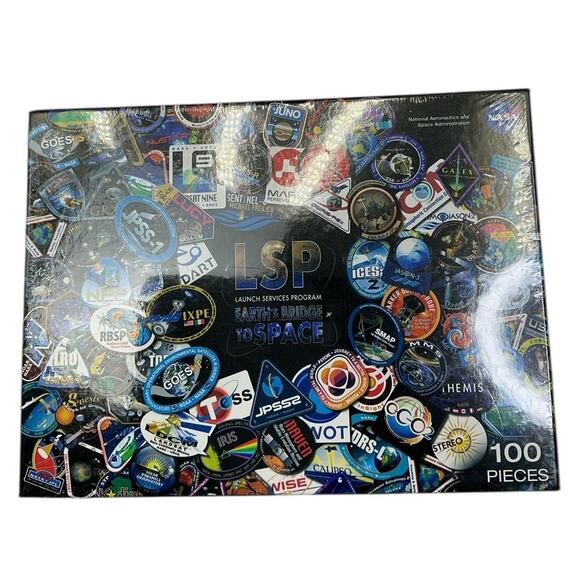 LSP Other - NASA LSP Launch Services Program EARTH'S BRIDGE TO SPACE 100 Pc Jigsaw Puzzle